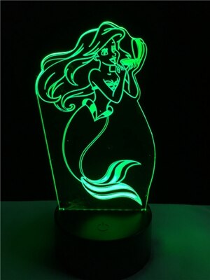 ToonLuxe 3D Night Light | Vibrant Mickey & Minnie LED bedroom lamp with remote control
