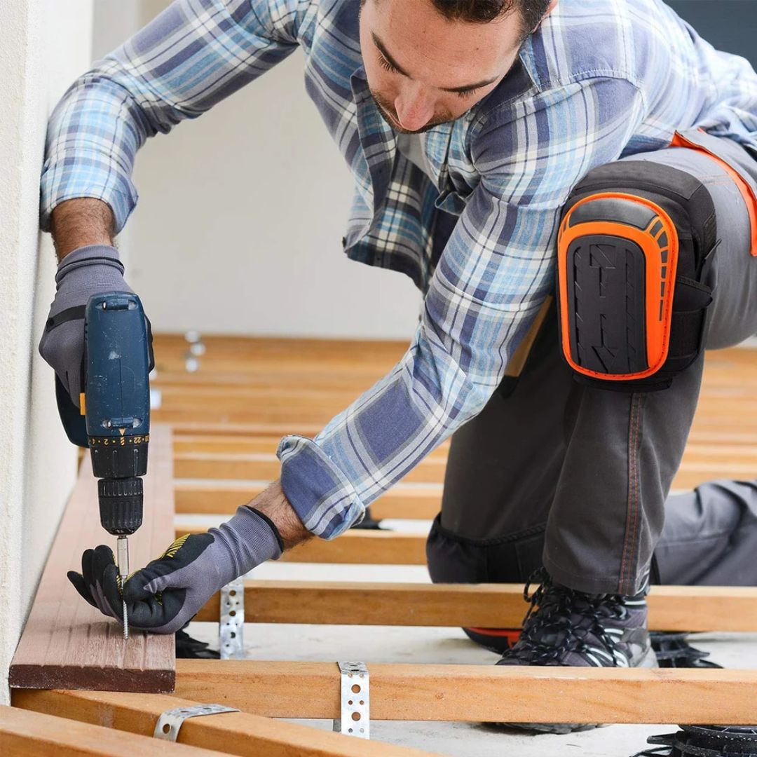 Professional Work Knee Protectors - Heavy Duty | Adjustable