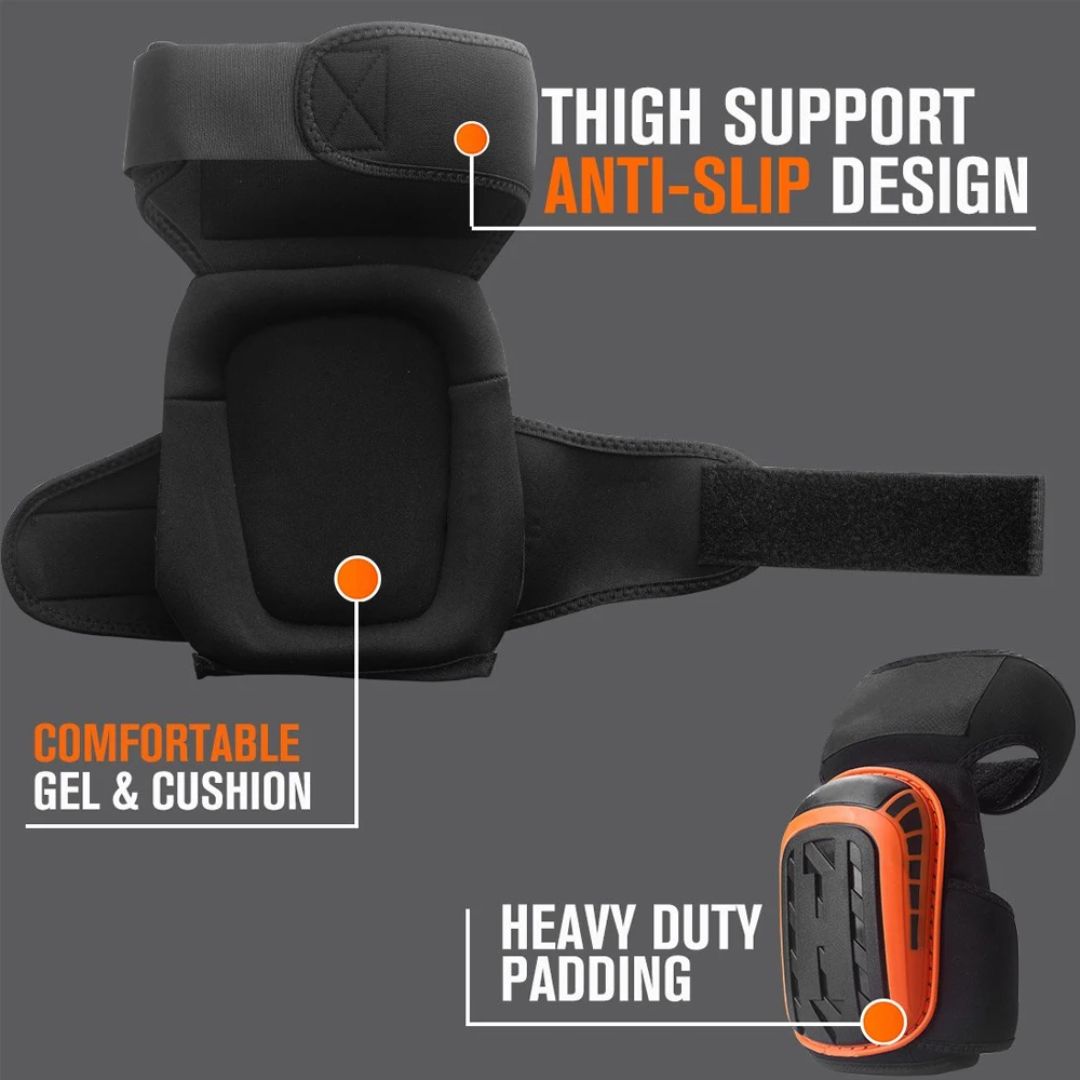 Professional Work Knee Protectors - Heavy Duty | Adjustable
