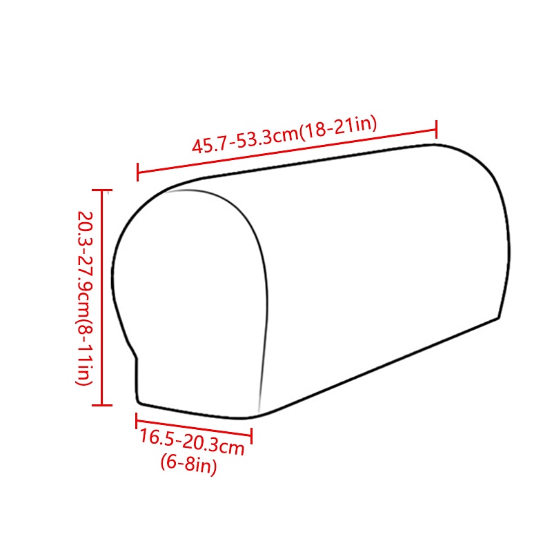 Stretch Armrest Covers – Spandex Covers for Chairs & Armchairs, Set of 2, Bordeaux