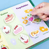 Interactive Toddler Learning Book with Velcro Activities and Storage Bag