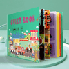 Interactive Toddler Learning Book with Velcro Activities and Storage Bag