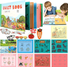 Interactive Toddler Learning Book with Velcro Activities and Storage Bag