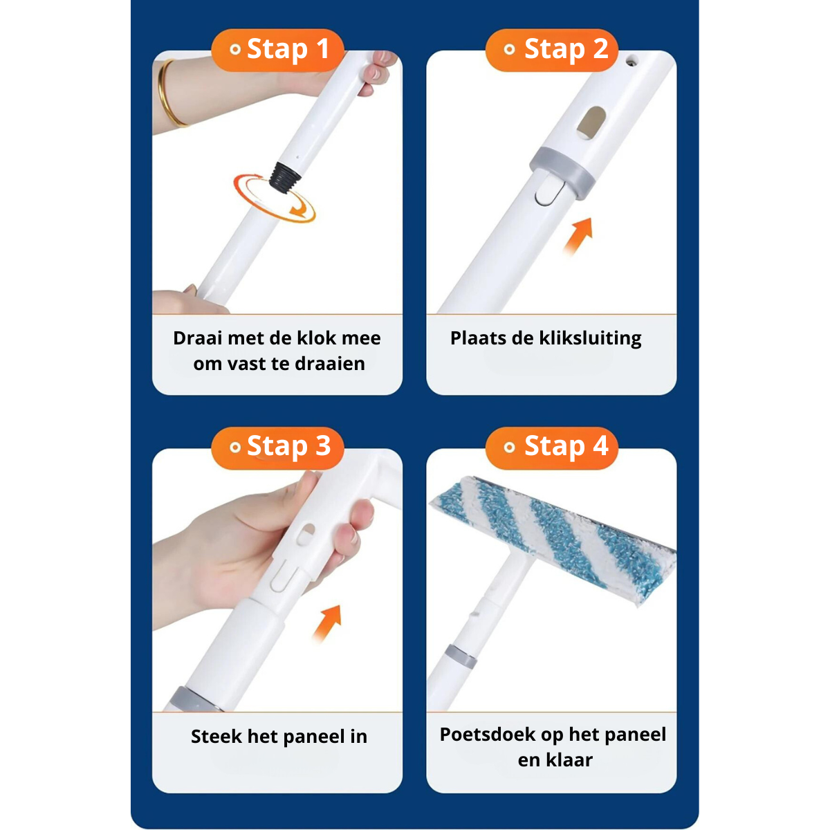Functional 3-in-1 Window Cleaner – ClearView