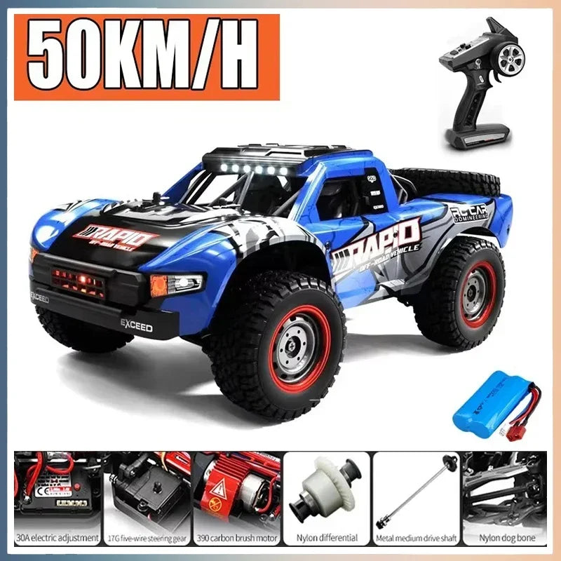 RC Monster Truck - 1:16 - 70KM/H | Brushless Motor | Drift Toy