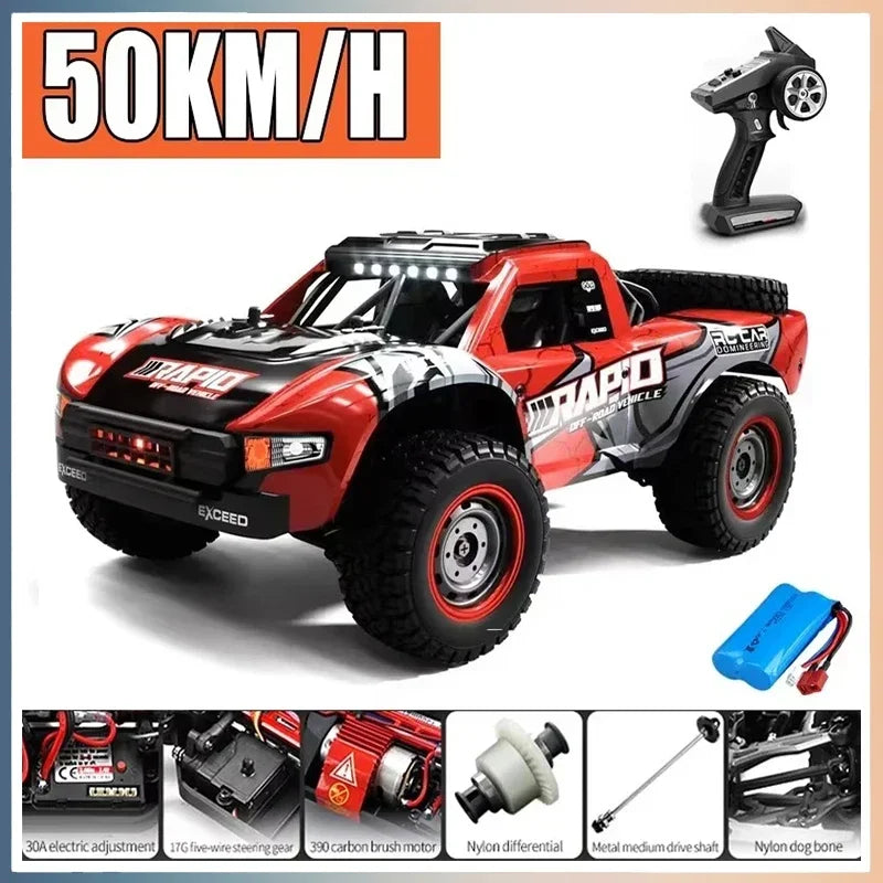 RC Monster Truck - 1:16 - 70KM/H | Brushless Motor | Drift Toy