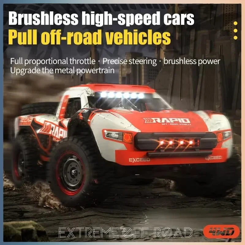RC Monster Truck - 1:16 - 70KM/H | Brushless Motor | Drift Toy