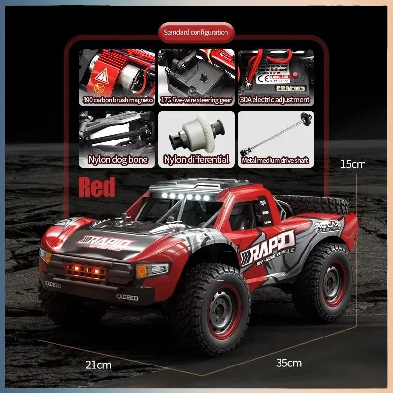 RC Monster Truck - 1:16 - 70KM/H | Brushless Motor | Drift Toy