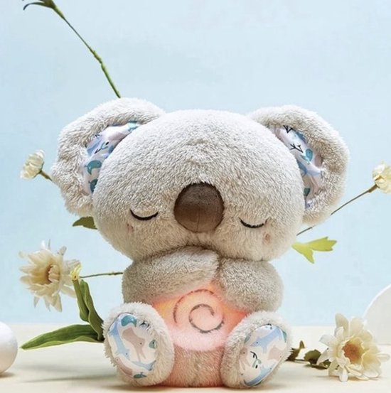 Soothing Plush Cuddle Toy with Breathing Rhythm & Sleep Sounds – Snoozie