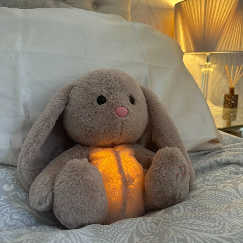 Soothing Plush Cuddle Toy with Breathing Rhythm & Sleep Sounds – Snoozie