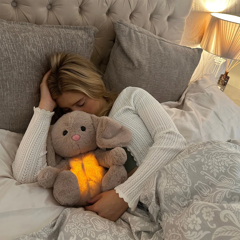 Soothing Plush Cuddle Toy with Breathing Rhythm & Sleep Sounds – Snoozie