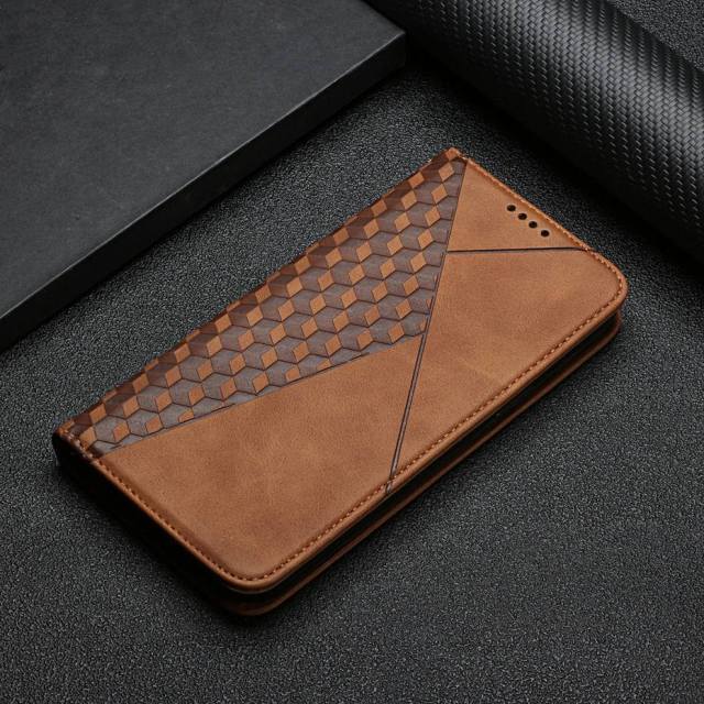 Rhombus Pattern Wallet Case for Samsung Galaxy S21/S20