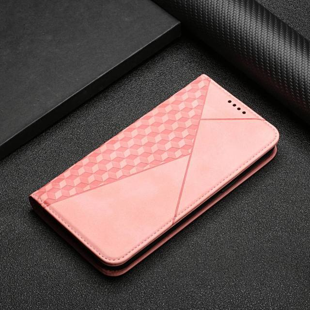 Rhombus Pattern Wallet Case for Samsung Galaxy S21/S20