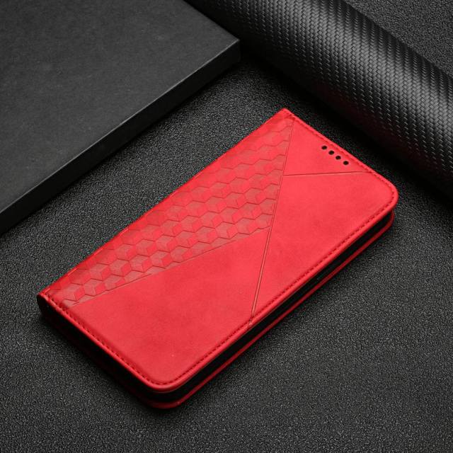 Rhombus Pattern Wallet Case for Samsung Galaxy S21/S20