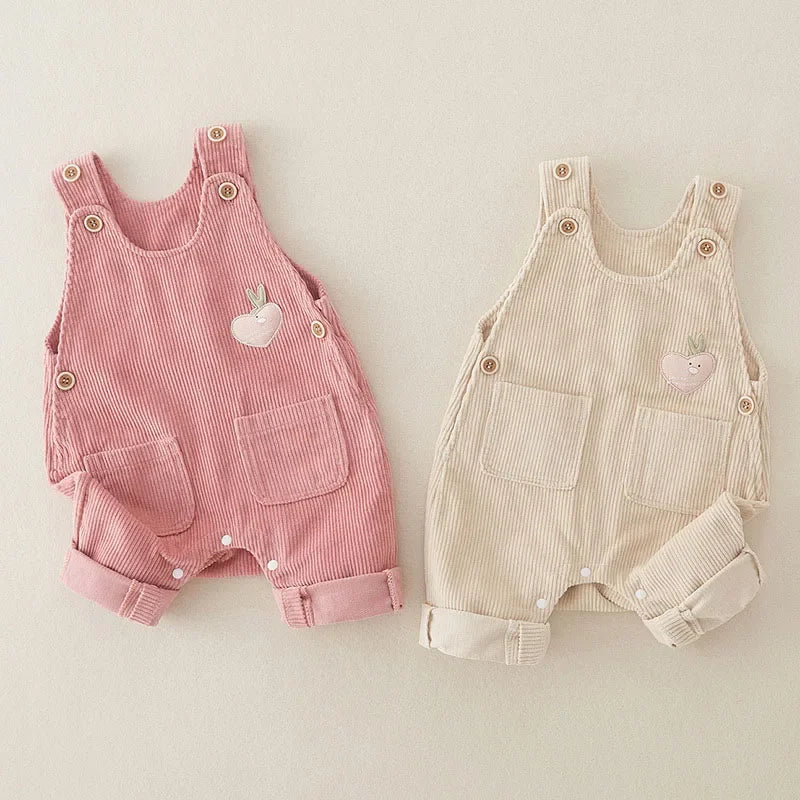 Mini Fashion™ - Rib Dungarees for Toddlers