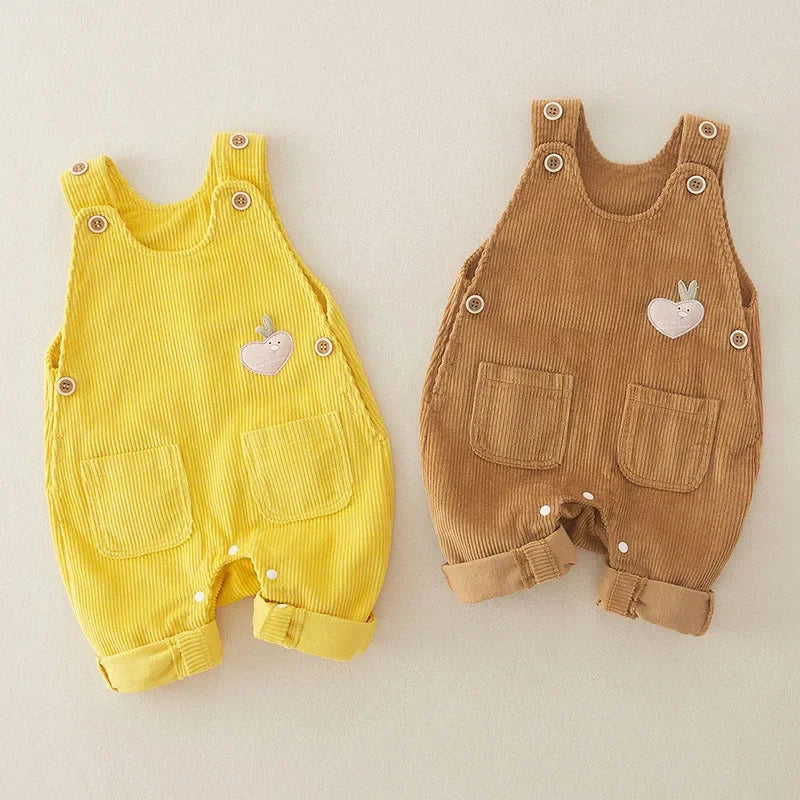 Mini Fashion™ - Rib Dungarees for Toddlers