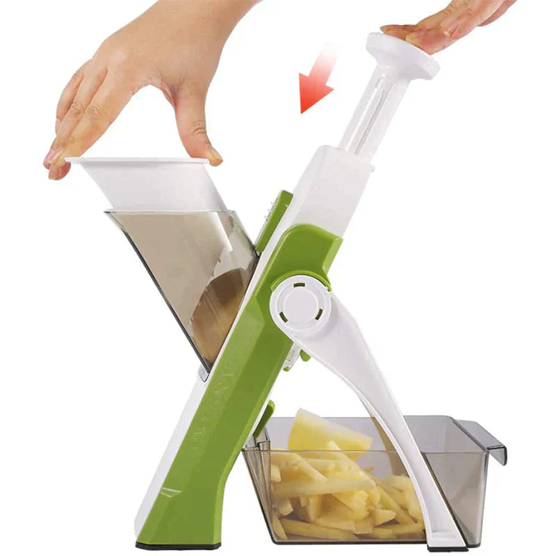 Stainless Steel Vegetable Slicer - 41 Cutting Options