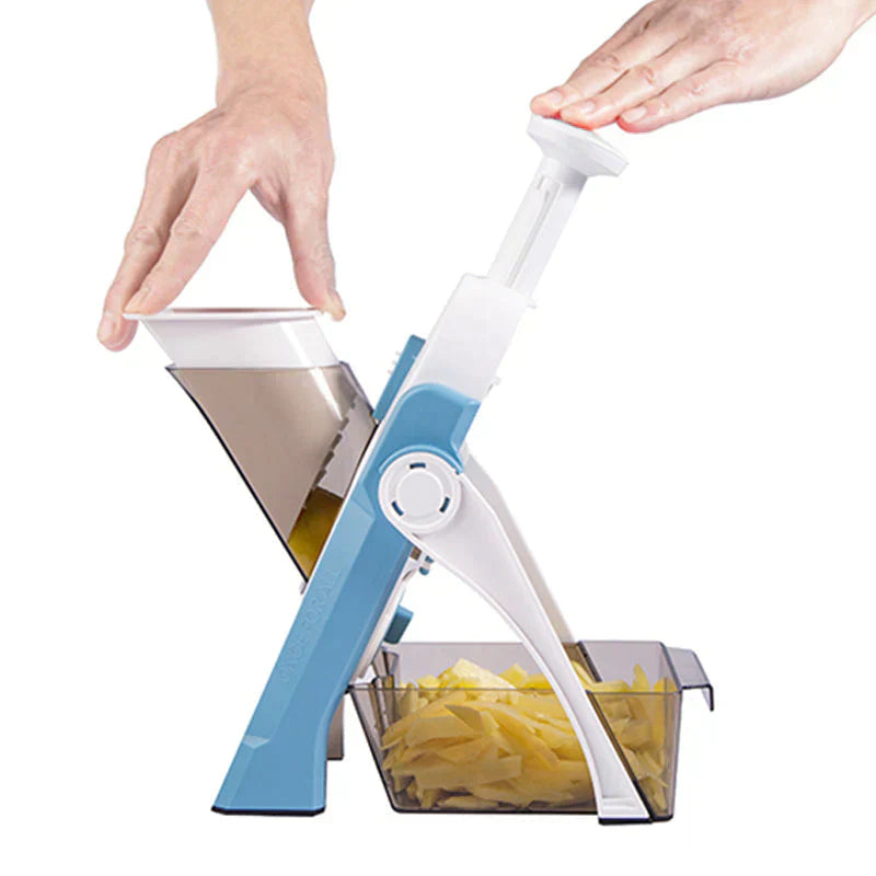 Stainless Steel Vegetable Slicer - 41 Cutting Options