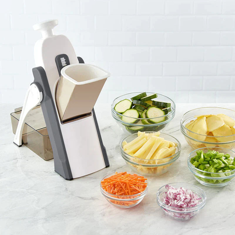 Stainless Steel Vegetable Slicer - 41 Cutting Options