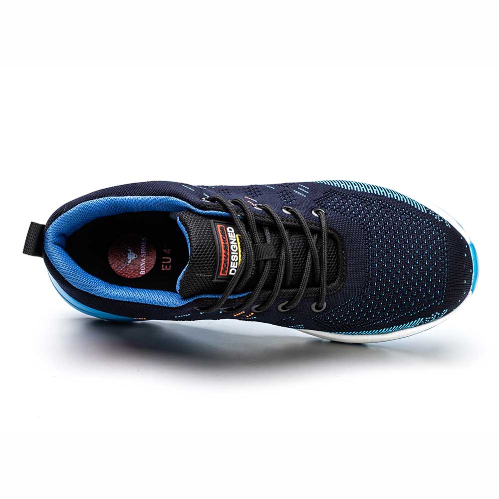 SafeSneakers Blue Air - Safety Shoe Sports Shoe Work Shoe Plastic Steel Toe