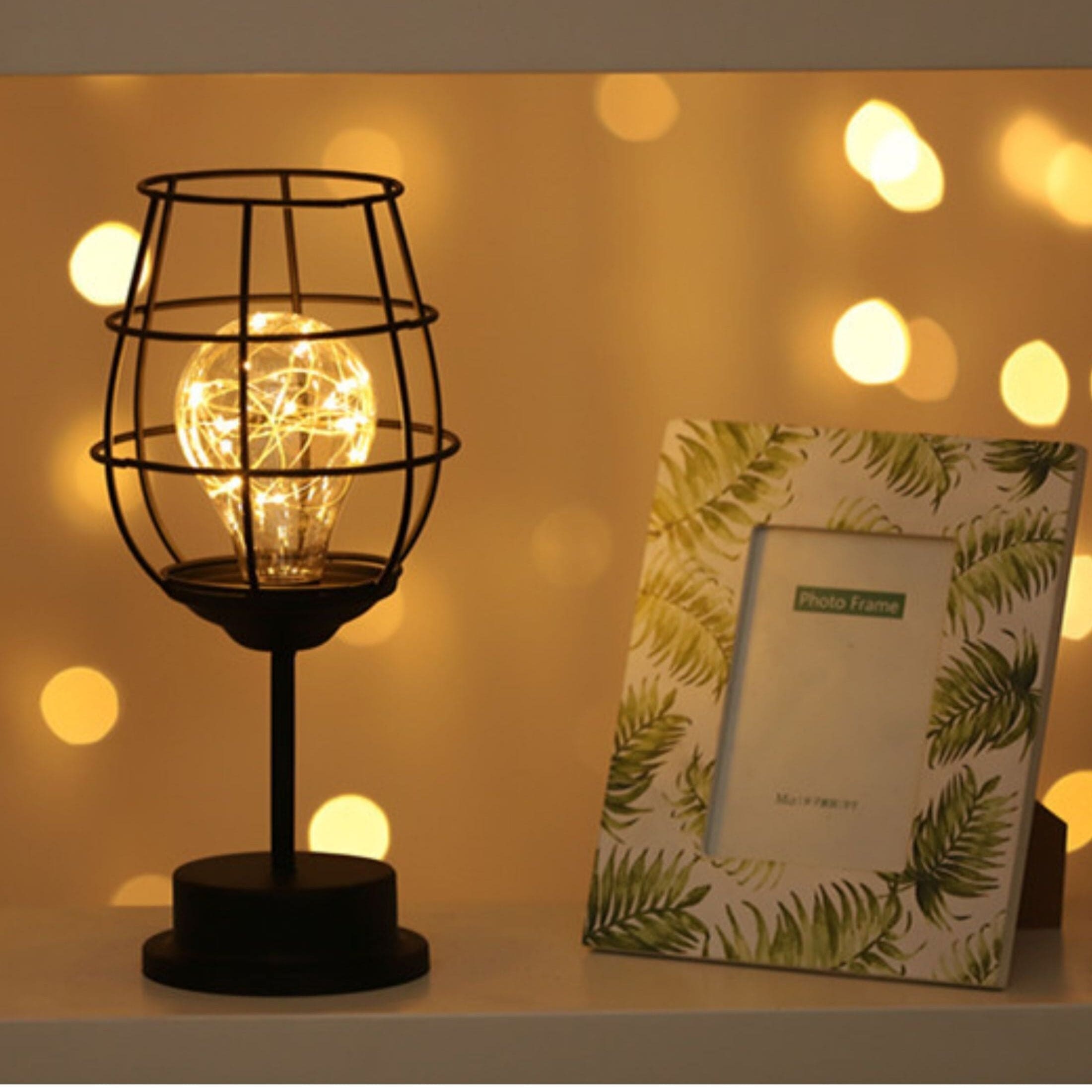 GlowPulse | Rustic Table Lamp | Industrial Design & Ambient Lighting