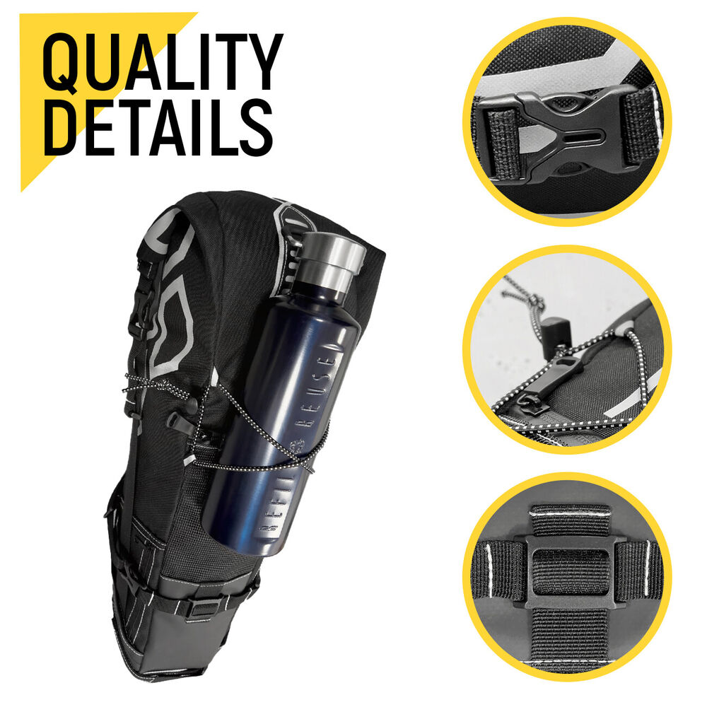 Waterproof Bicycle Saddle Bag with Large Volume – AquaTrail