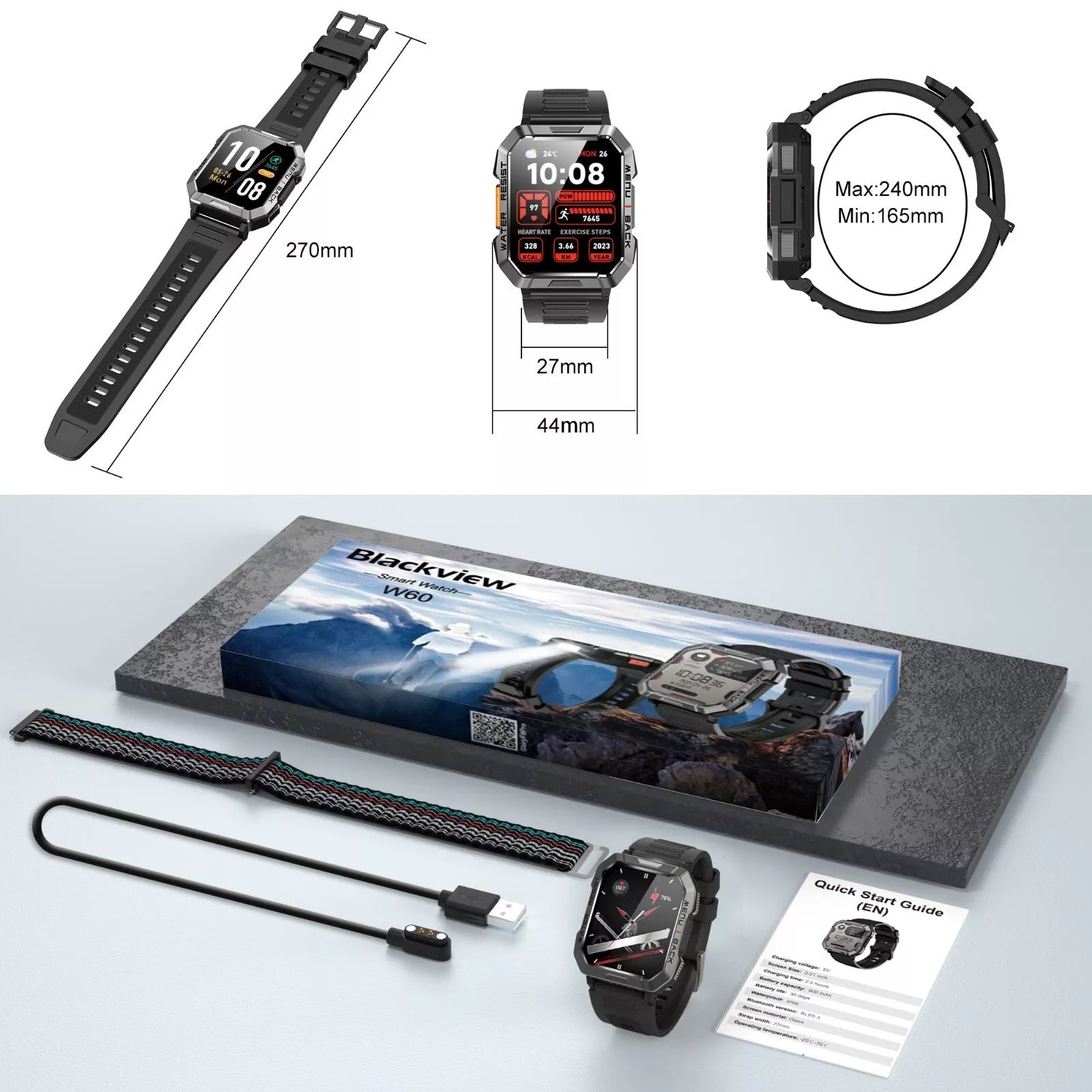 Robust Smartwatch for Adventurers - TrailMate