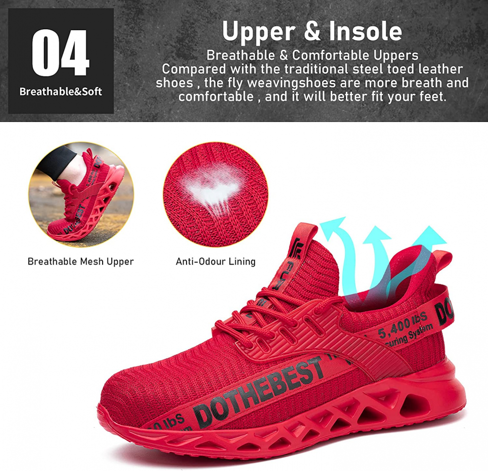 Ultralight Breathable Safety Shoes – ProGuard