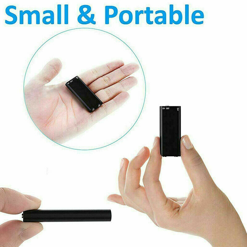 Mini Voice Recorder – Mini Audio Recorder – Mini Recording Device – Smallest Hidden Audio Recorder