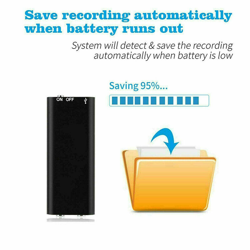 Mini Voice Recorder – Mini Audio Recorder – Mini Recording Device – Smallest Hidden Audio Recorder