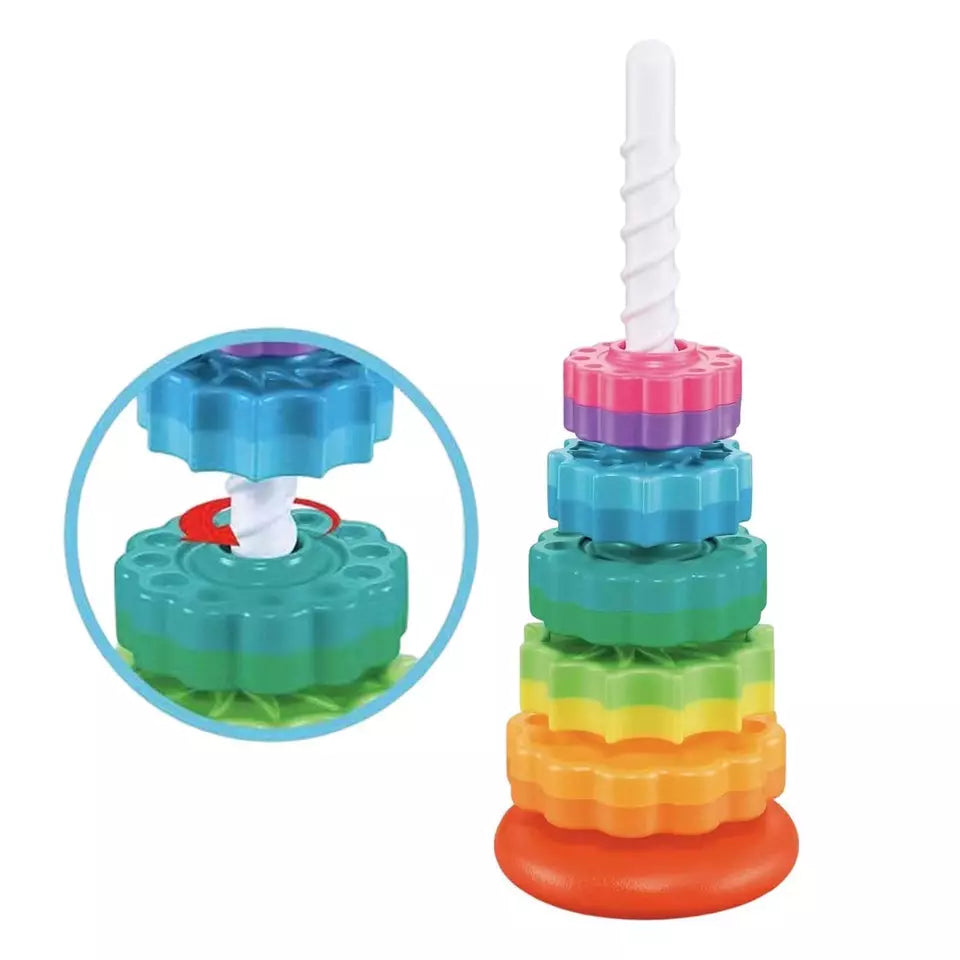 Twist & Stack Play Tower – Educational Stacking Fun for Toddlers