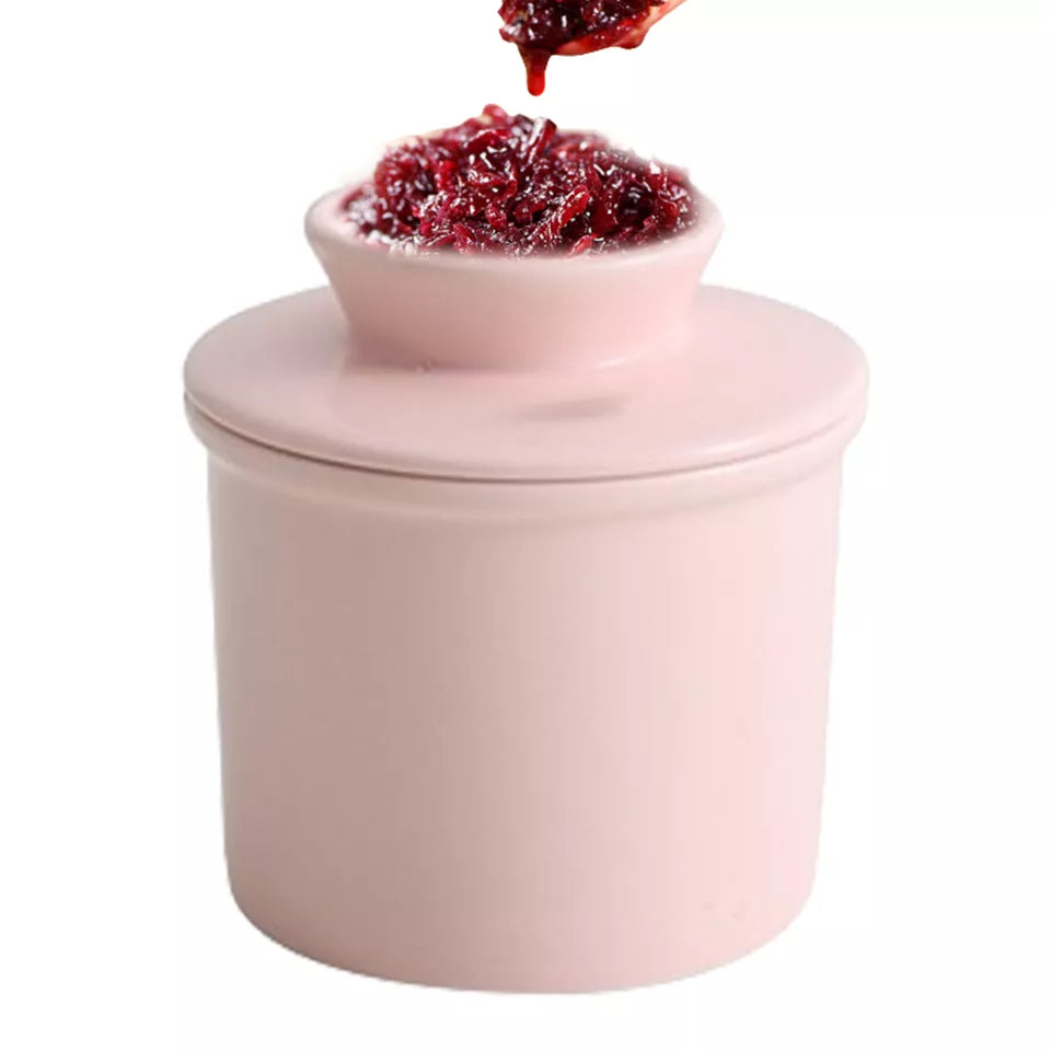 Ceramic Butter Jam Storage Pot