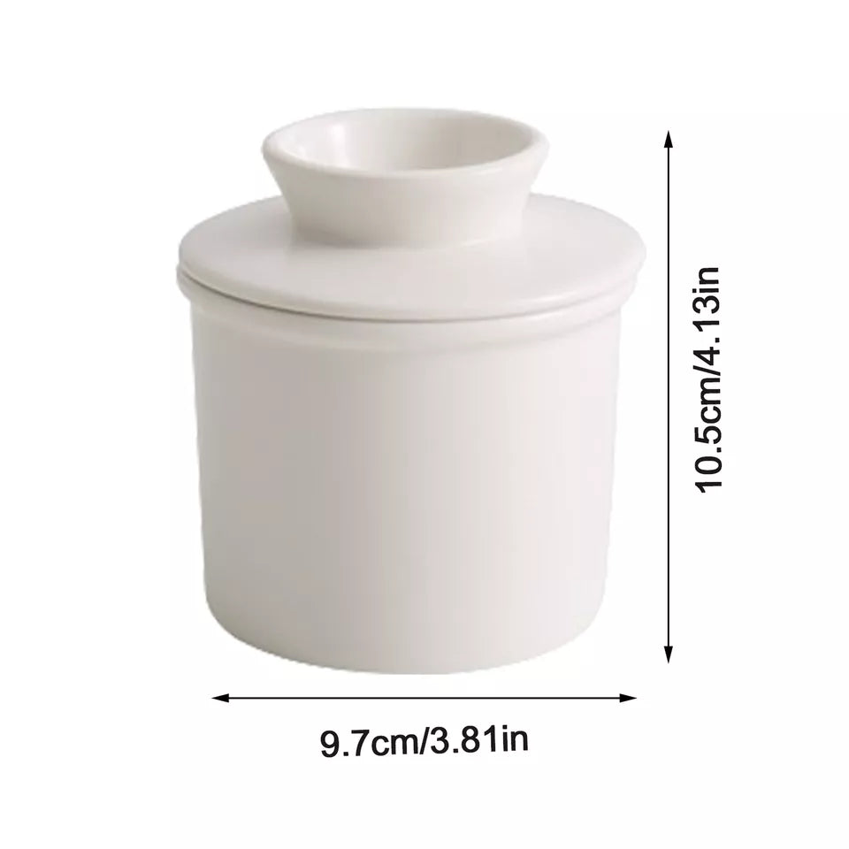 Ceramic Butter Jam Storage Pot