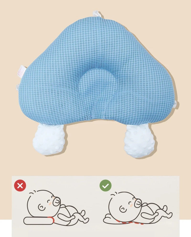 Ergonomic Baby Sleep Pillow – Safe, Comfortable and Adjustable for Newborns (0-12 Months)