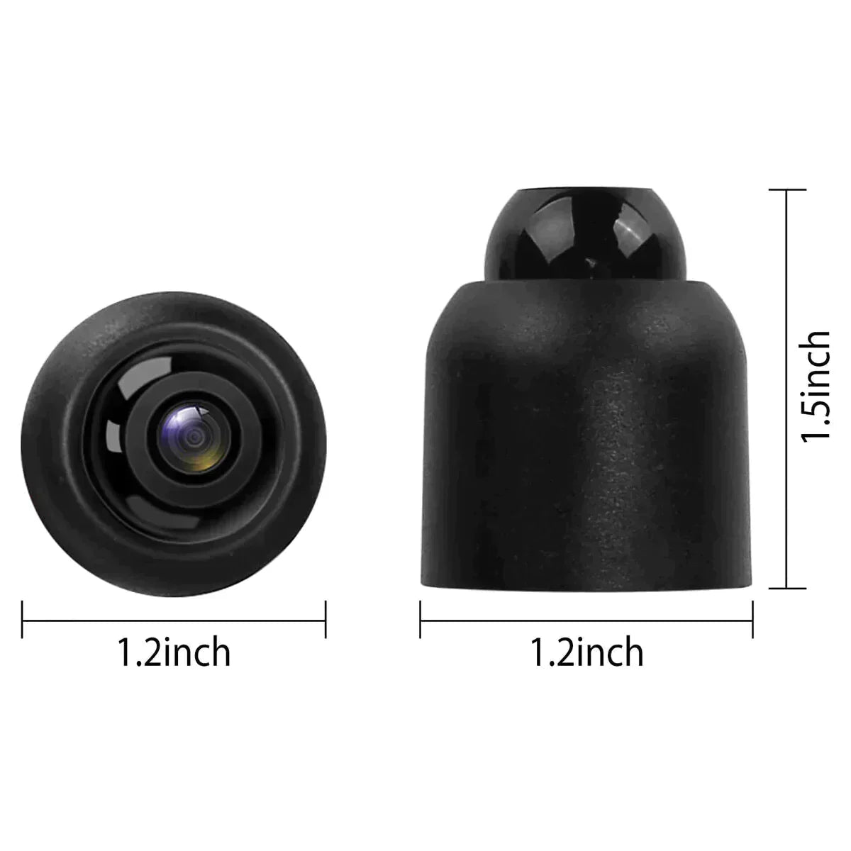 Pack of 2 Small WiFi Security Cameras with Night Vision Wireless HD for Child and Pet Safety Monitoring