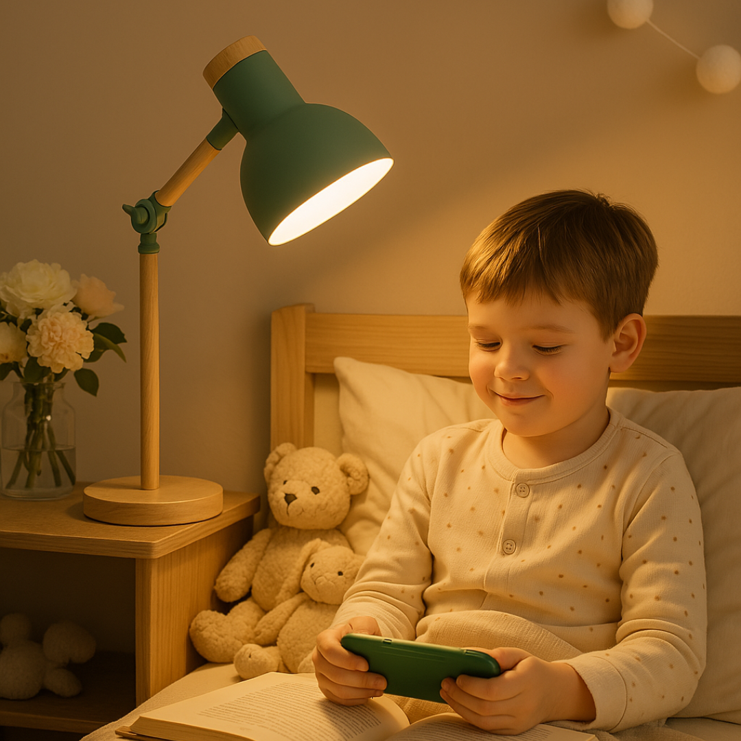 Scandinavian Wooden Table Lamp | Minimalist Design