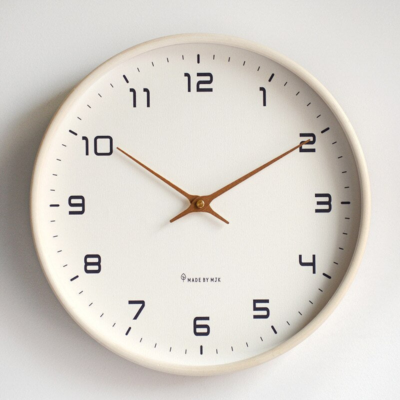 Scandinavian Wooden Wall Clock - Timeless Luxury & Design
