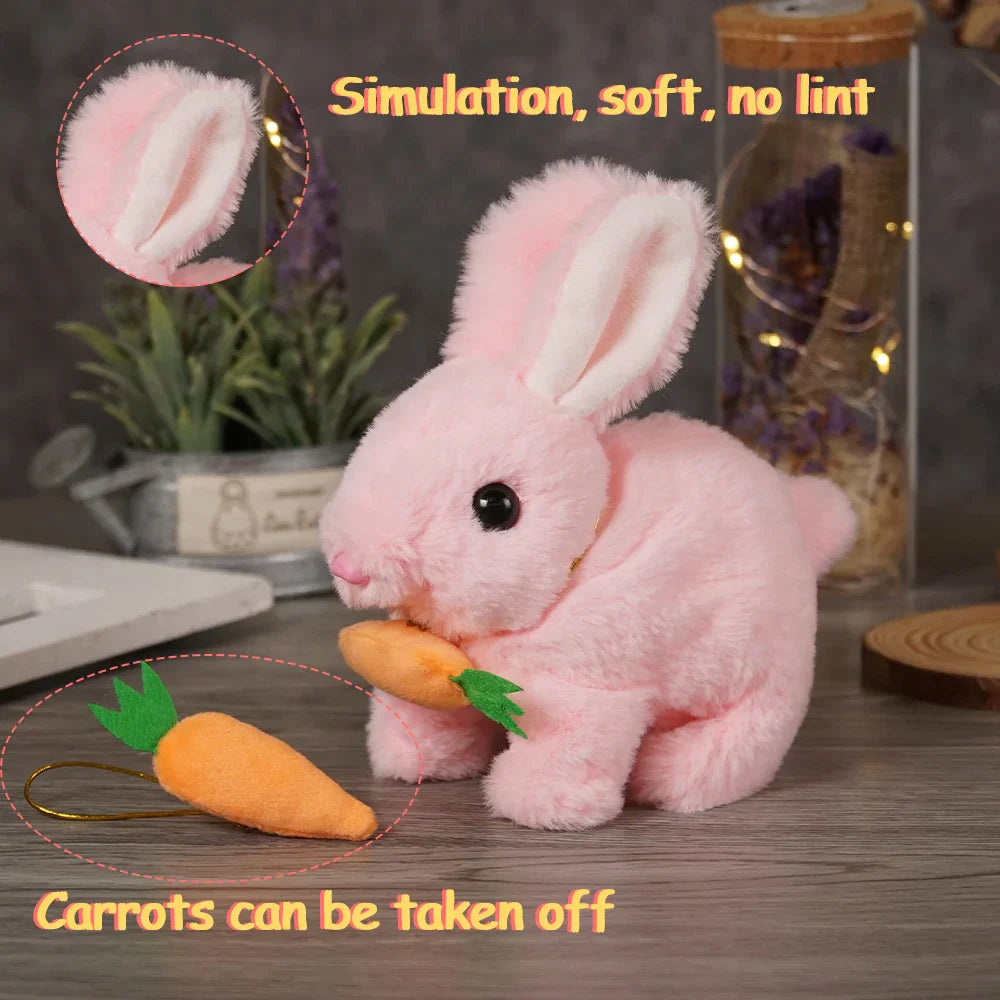 Bouncy Plush Cuddly Bunny - Educational and Atmospheric