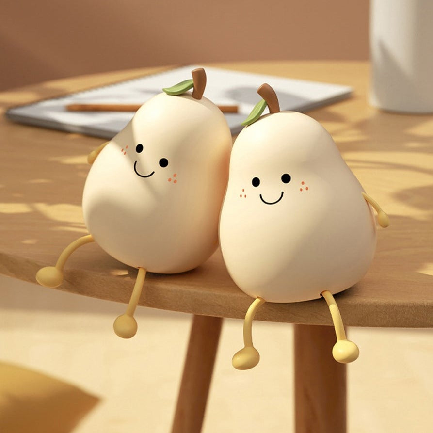 Pear Light - Safe Silicone Night Light - Dimmable Light