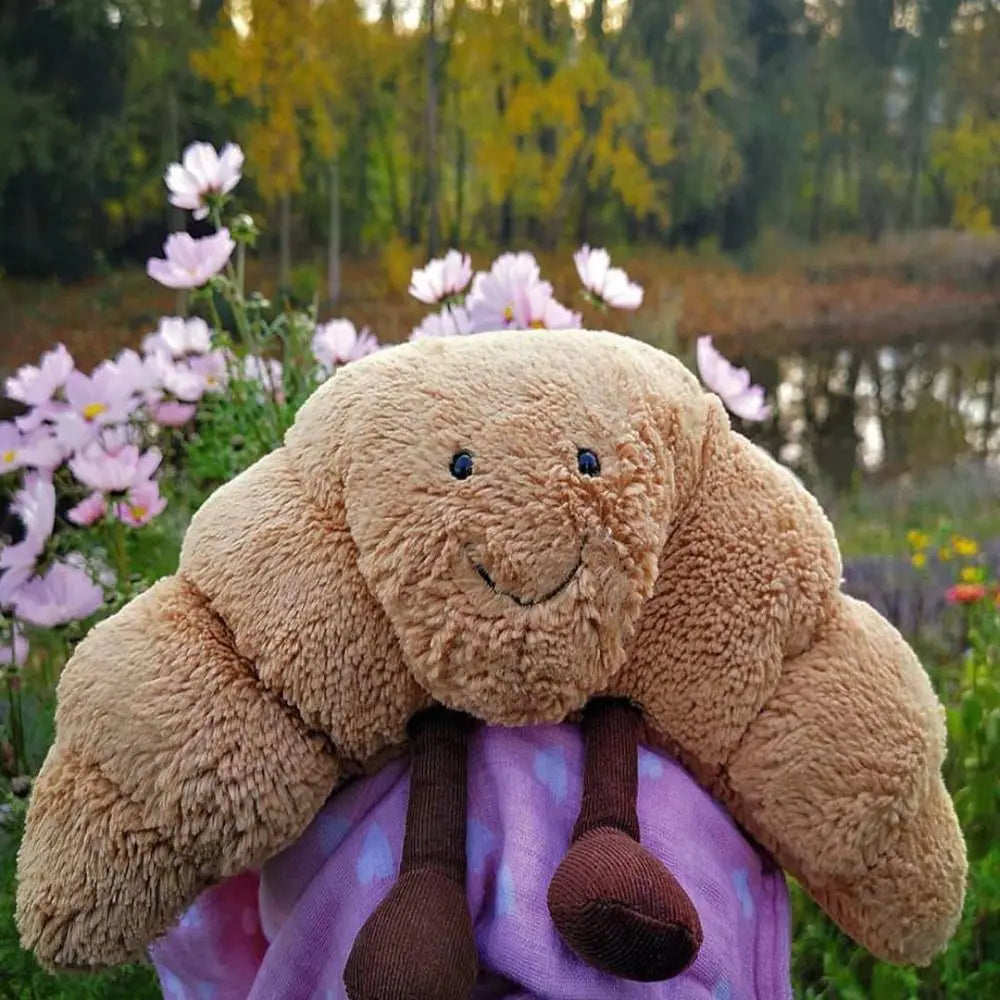 Gift Pop Croissant Cuddle - Laughing Bread Cushion