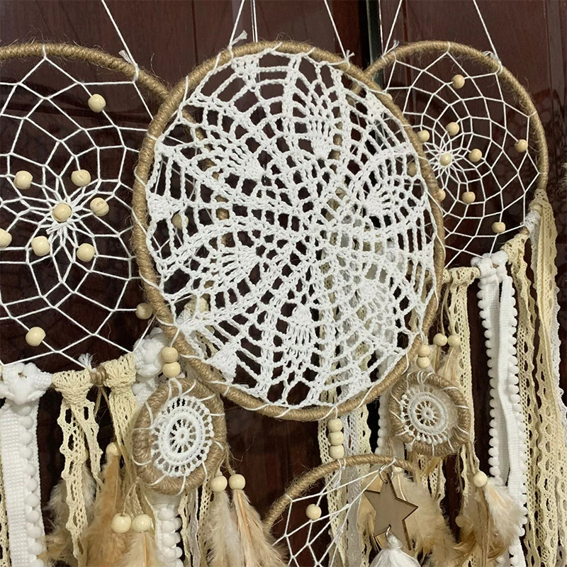 Bohemian Dreamcatcher Set - Handwoven Decoration | 5 Pieces