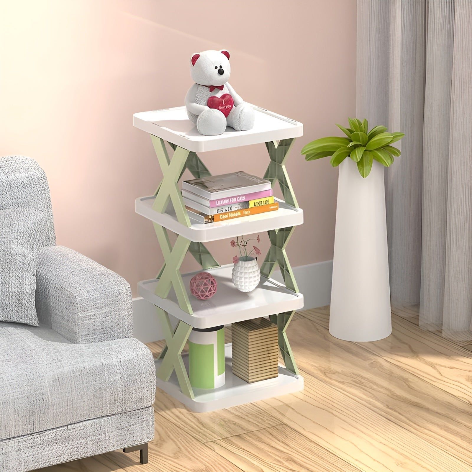 Multifunctional and Foldable Shoe Rack - SpaceSaver