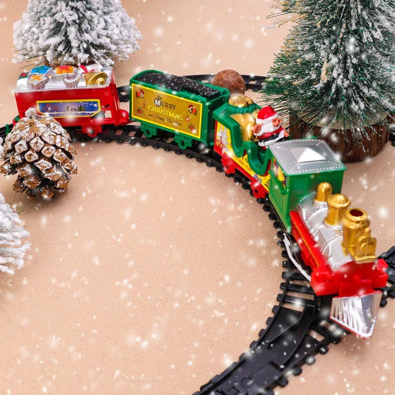 Electric Christmas Tree Train for Festive Decoration – FestExpress