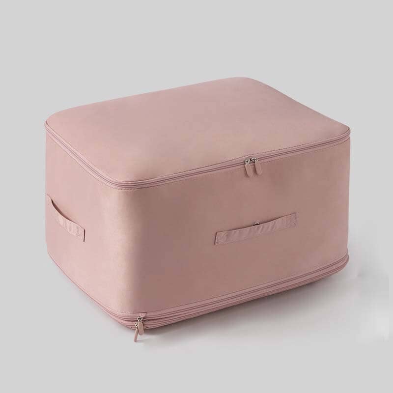 Extremely space-saving, self-compressing organiser