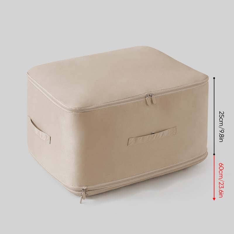 Extremely space-saving, self-compressing organiser