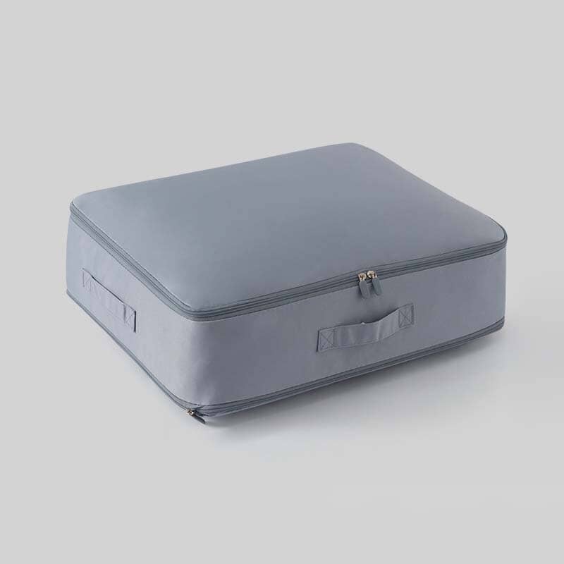 Extremely space-saving, self-compressing organiser