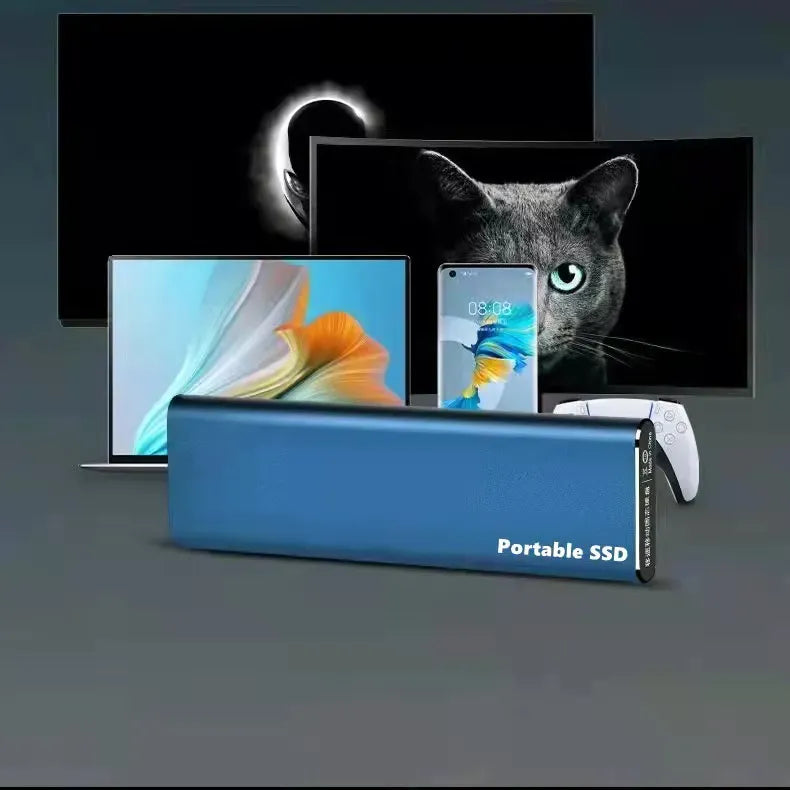 DATAVAULT 4 TB External Hard Drive - Ultra Slim USB-C Storage