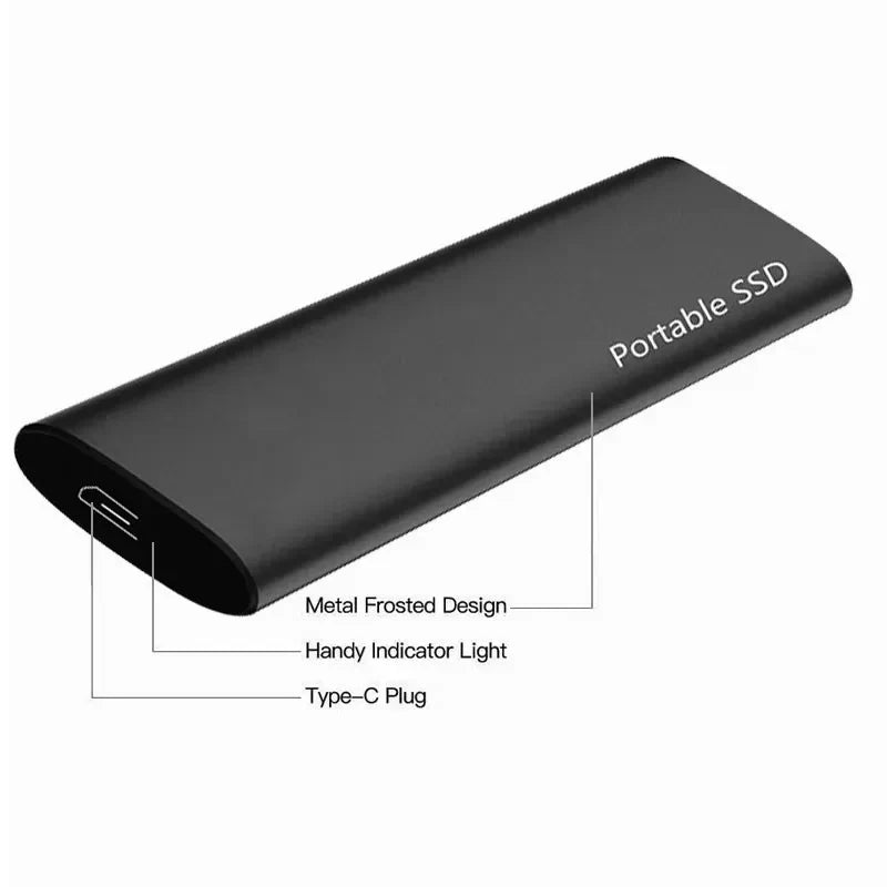 DATAVAULT 4 TB External Hard Drive - Ultra Slim USB-C Storage