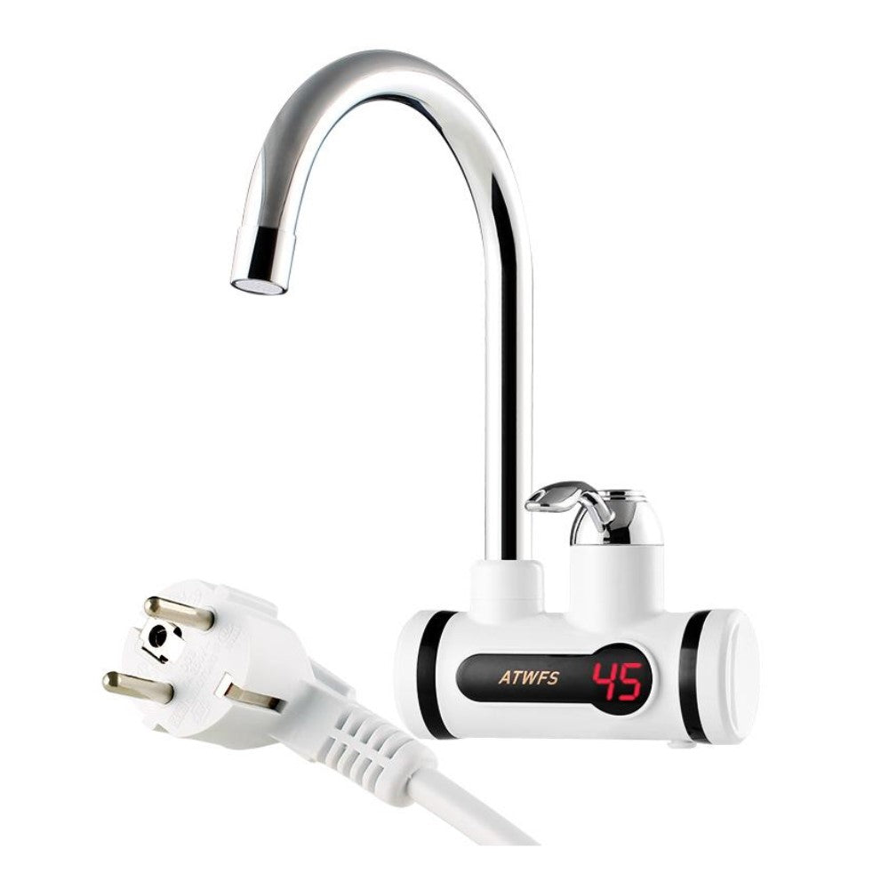 Tap with built-in heater for instant hot water