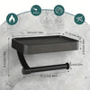 Toilet Roll Holder with Shelf – Stalux
